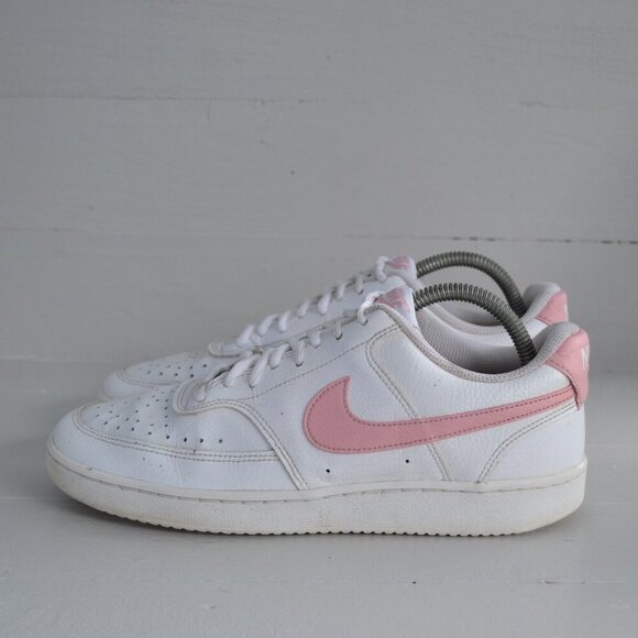 Nike Shoes - Nike Pink White Sneakers Women's 9 Court Vision Low Top Shoes CD5434-110